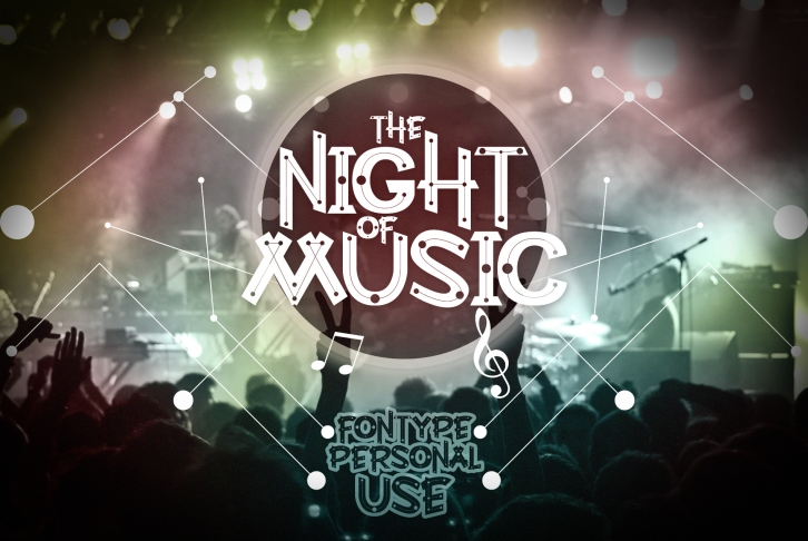 Night of Music Font Download