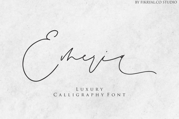 Emeria - Luxury Calligraphy Font Download