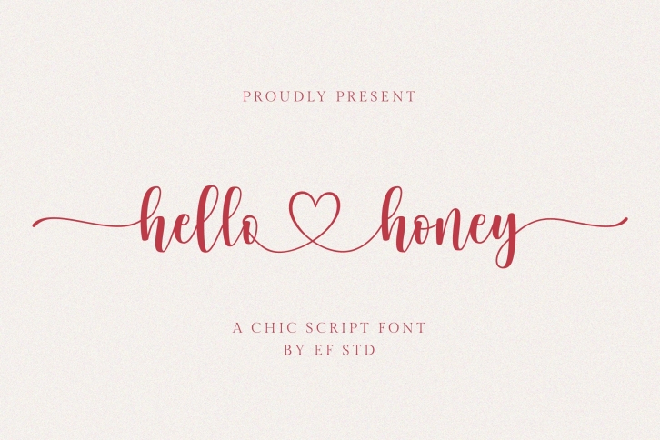 hello honey - a chic script font Font Download