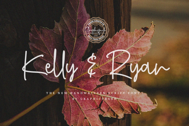Kelly & Ryan | The Handwritten Font Font Download
