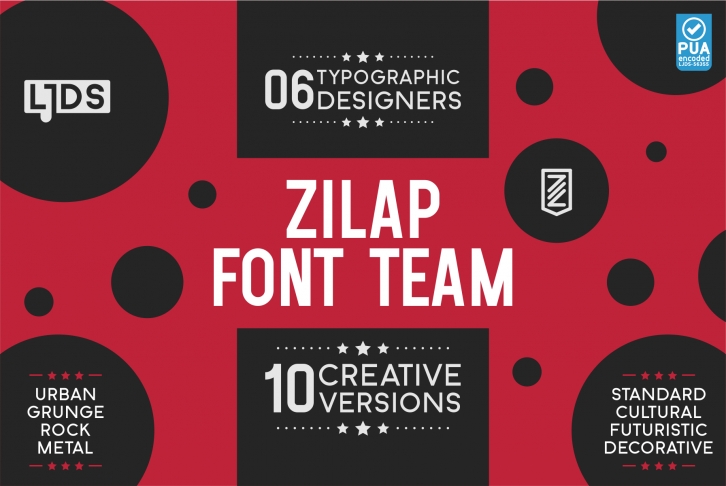 PACK PROMO 5 Zilap Font Team Font Download