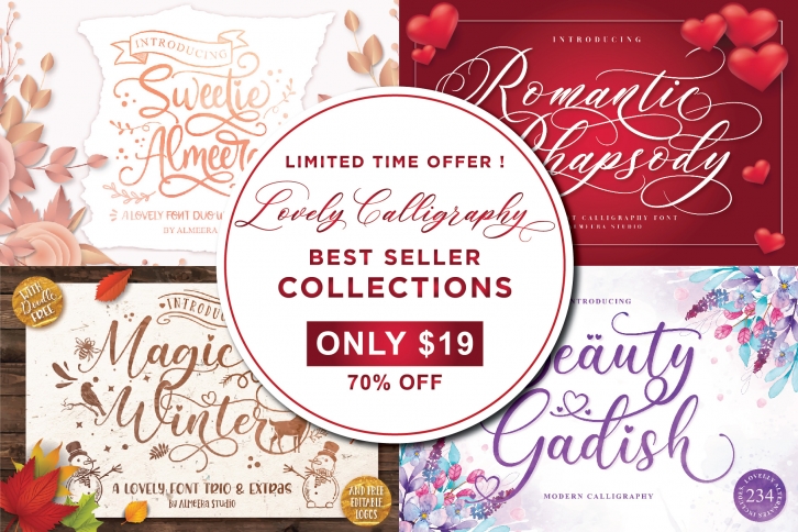 Lovely Calligraphy Collections Font Download