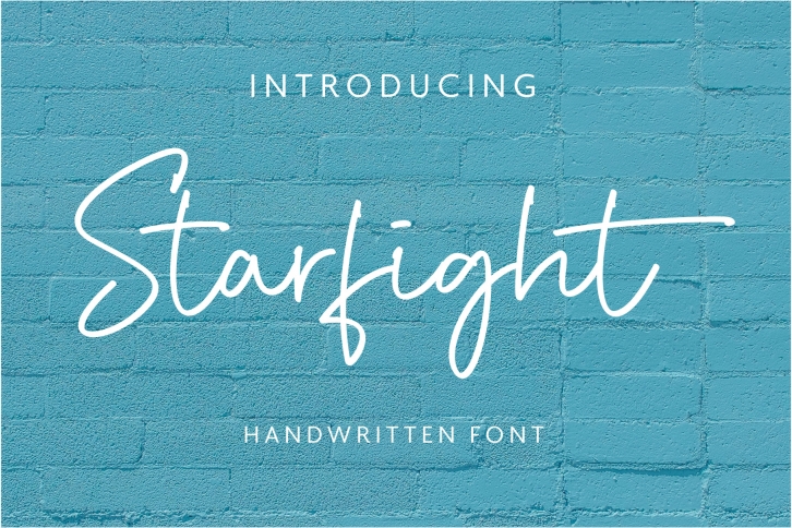 Starfight | Handwritten Font Font Download