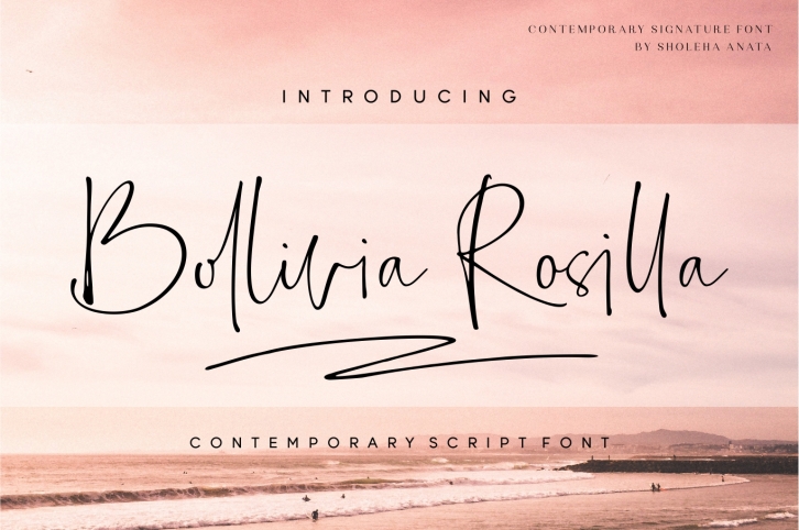 Bollivia Rosilla Script Font Download