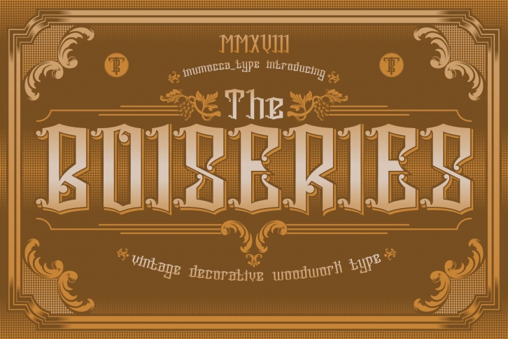 the Boiseries Font Download