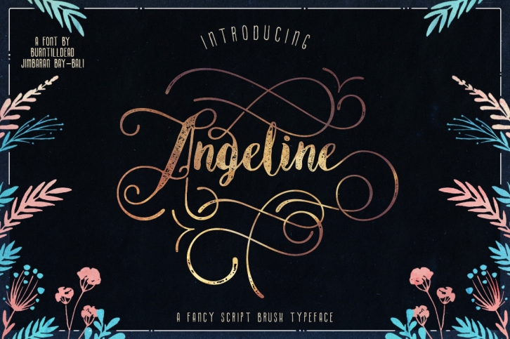 Angeline Font + SWASHES Font Download