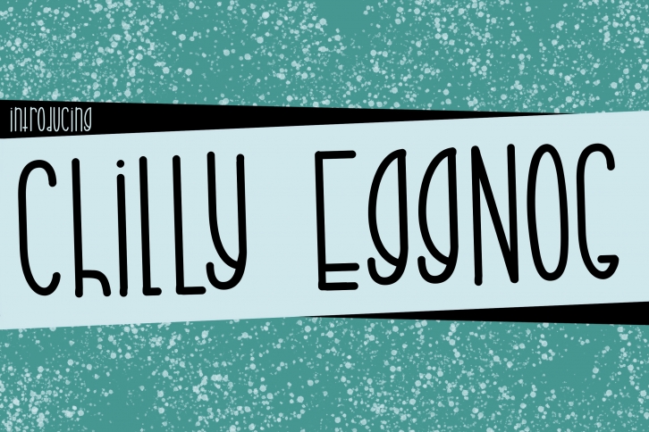 Chilly Eggnog a Joyful Font Font Download