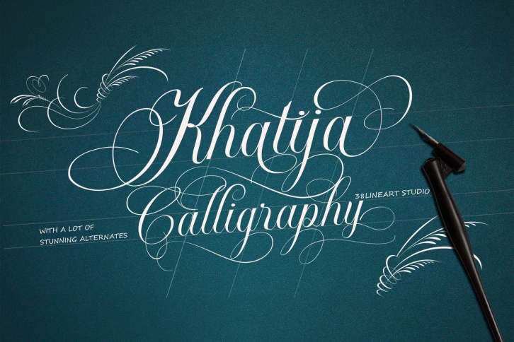 Khatija Calligraphy Font Download