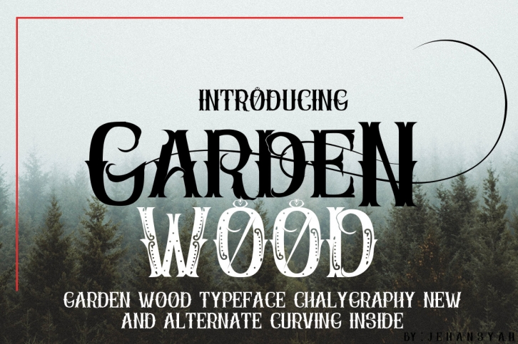 Garden Wood Font Download