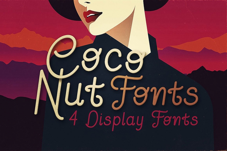 Coconut - Display Font Font Download