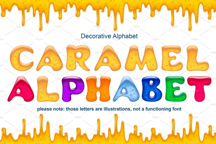 Сaramel alphabet Font Download