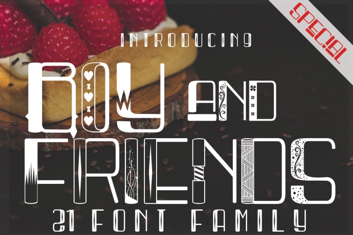 BOY AND FRIEND Font Download