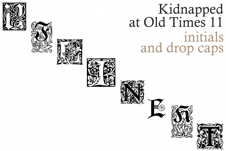 Kidnapped at Old Times 11 Font Download