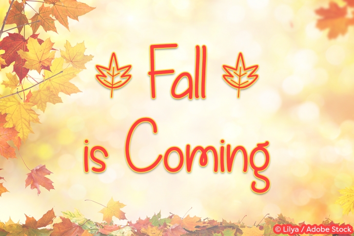 Fall is Coming Font Download