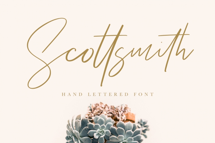 Scottsmith - Ligatures Font Font Download