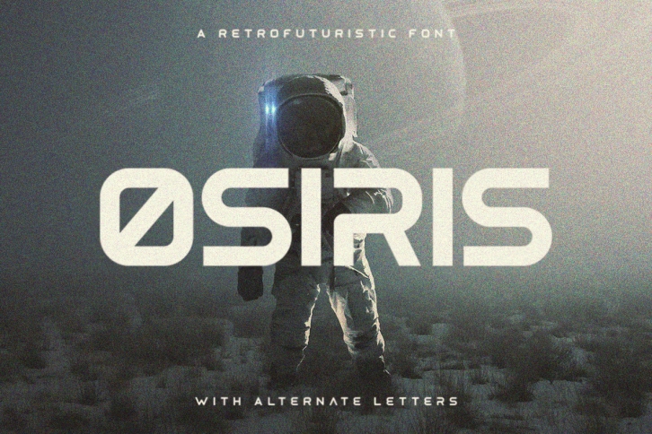 Osiris - Futuristic Font Font Download
