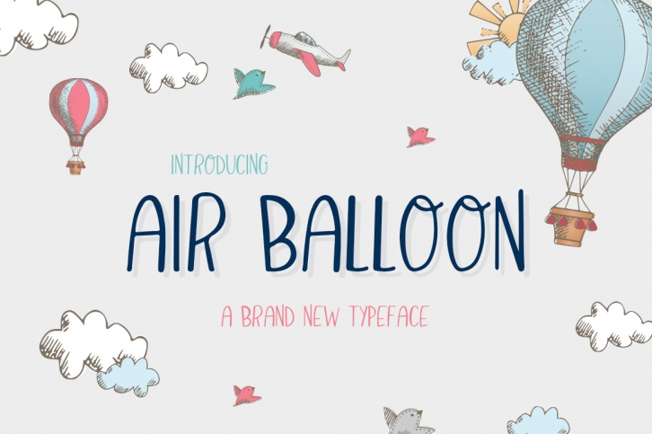 Air Balloon Font Font Download