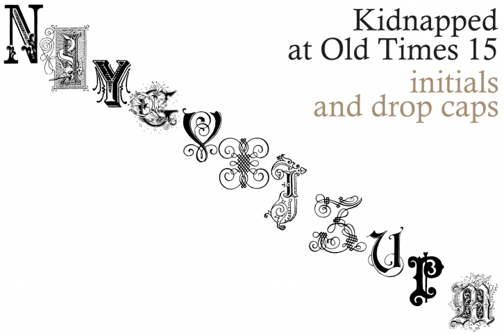 Kidnapped at Old Times 15 Font Download