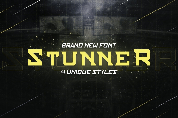 STUNNER - NFC Font Family Font Download