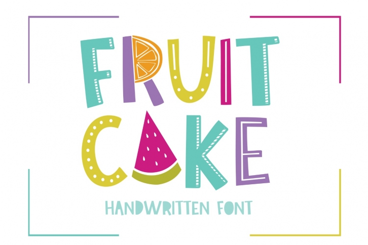 Fruit Cake Handwritten Font Font Download