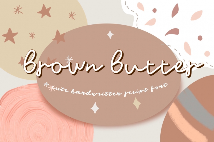Brown Butter -Font Font Download