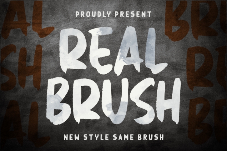 Real Brush Font Font Download