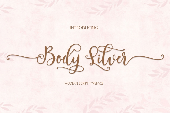 Body Silver Script Font Download
