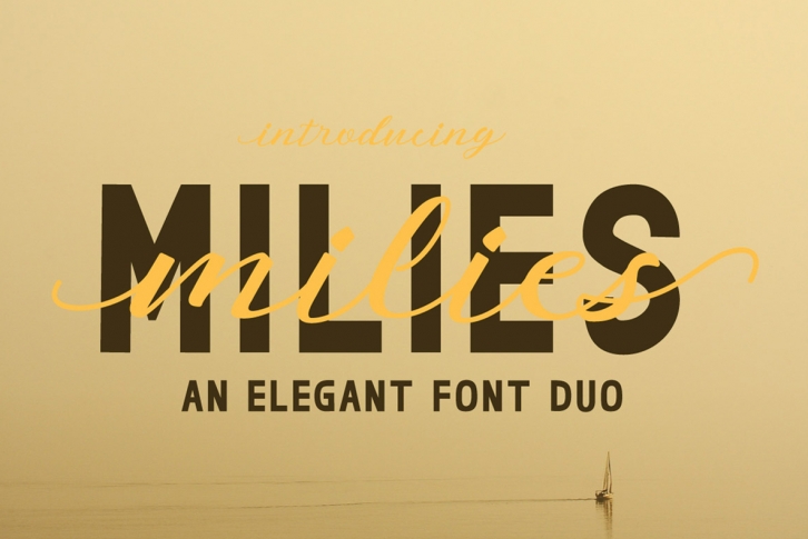 milies | an elegant font duo Font Download