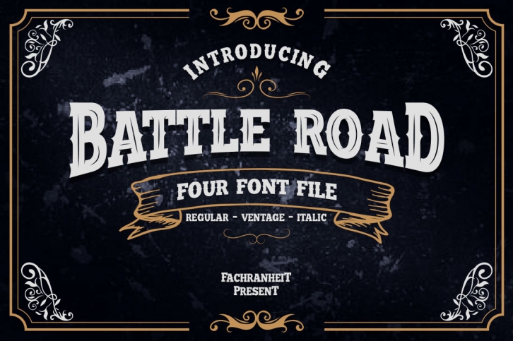 Battle Road Font Download