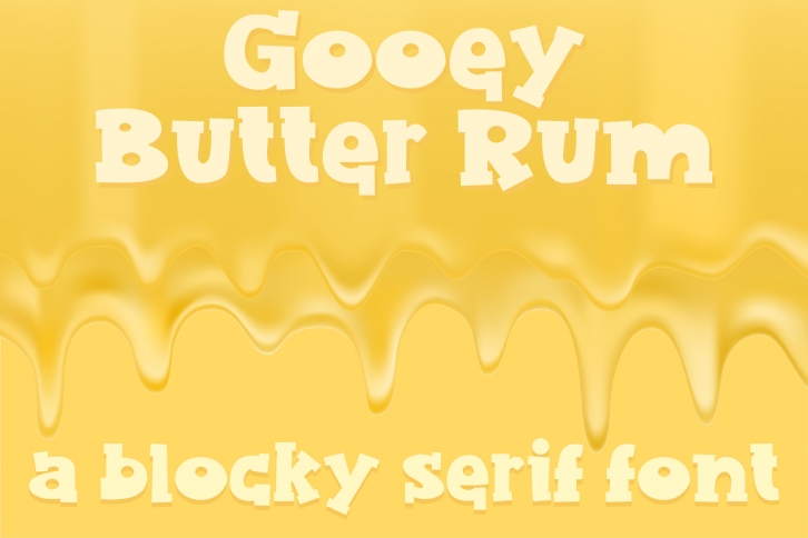 PN Gooey Butter Rum Font Download
