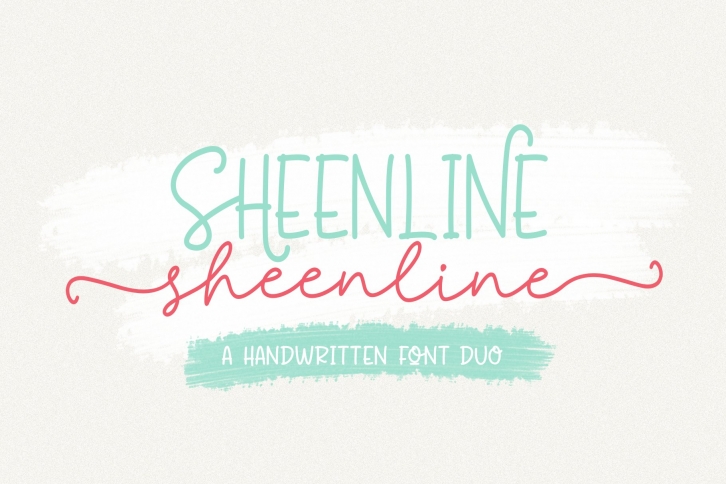 Sheenline Font Duo Font Download