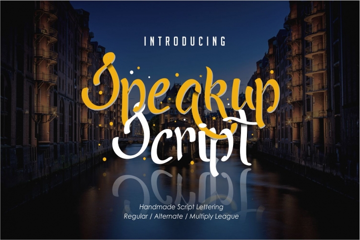 Speakup Script Font Download