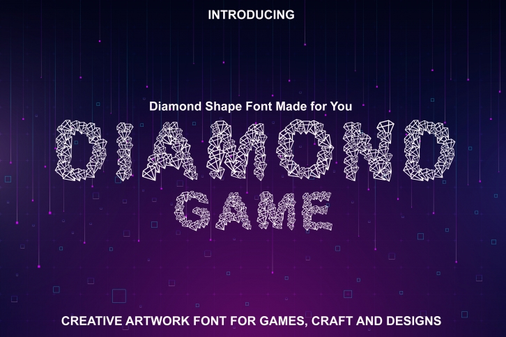 Diamond Font - Diamond Shapes Font for You Font Download