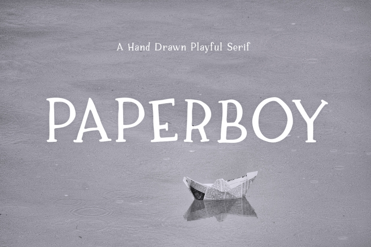 Paperboy | A Hand Drawn Playful Serif Font Download