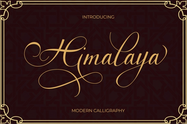 Himalaya script Font Download