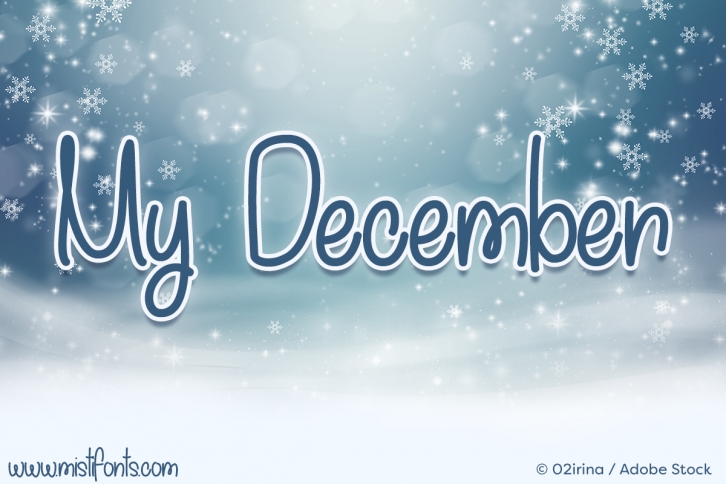 My December Font Download