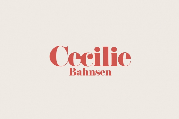 Cecilie Bahnsen Font Download