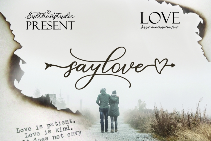Say love Font Download