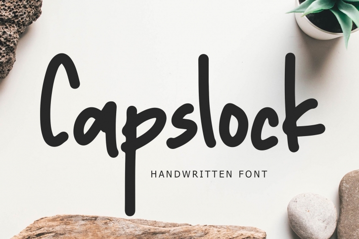 Capslock Handwritten Font Font Download