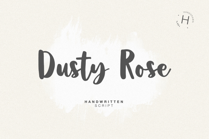 DUSTY ROSE SCRIPT Font Download