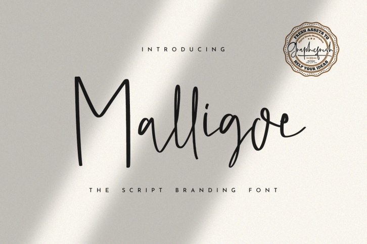 Malligoe - The Script Branding Font Font Download