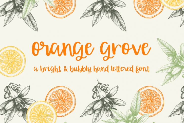 Orange Grove Script Font Download