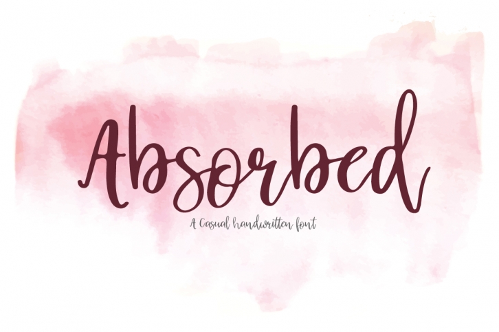 Absorbed | Script Font Font Download