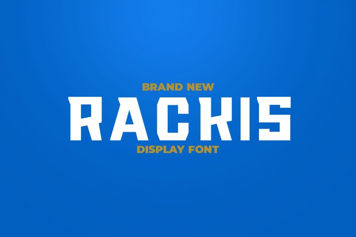 RACKIS Display Font Font Download