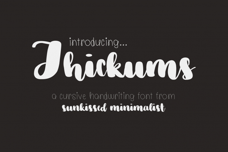 Thickums Font Download