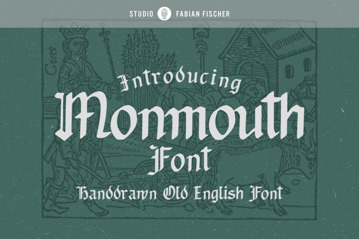 Monmouth Font - Handdrawn Font Download