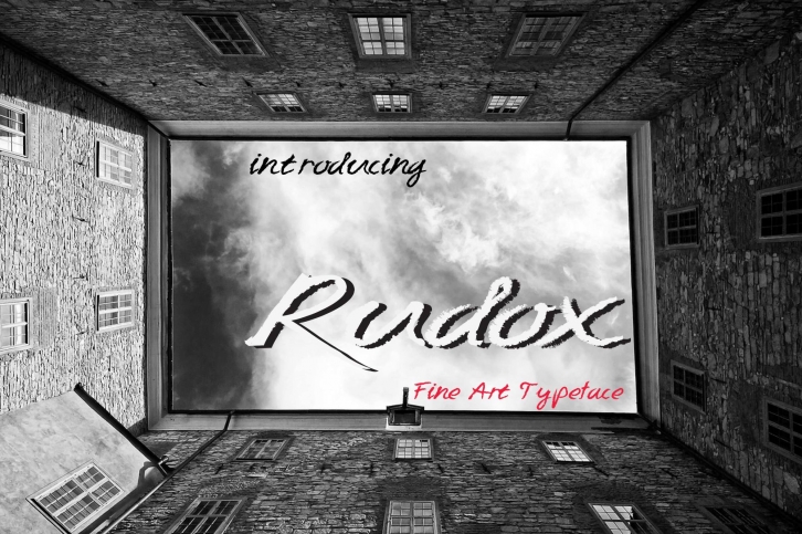 RUDOX pencil handwriting Font Download