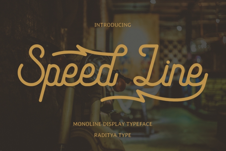 Speed Line Font Download