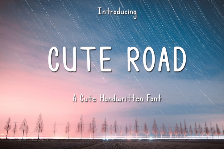 Cute Road - Handwritten Font Font Download