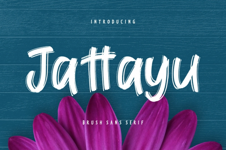 Jattayu Sans Serif Brush Font Download